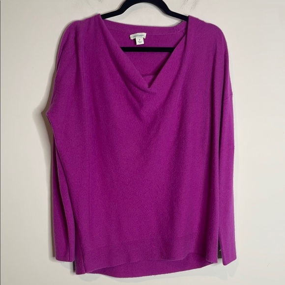 SOLd Sundance | Women’s 100% Cashmere Drape Neck Sweater Size Medium - Picture 1 of 5
